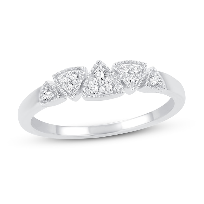 Diamond Ring 1/10 ct tw 10K White Gold