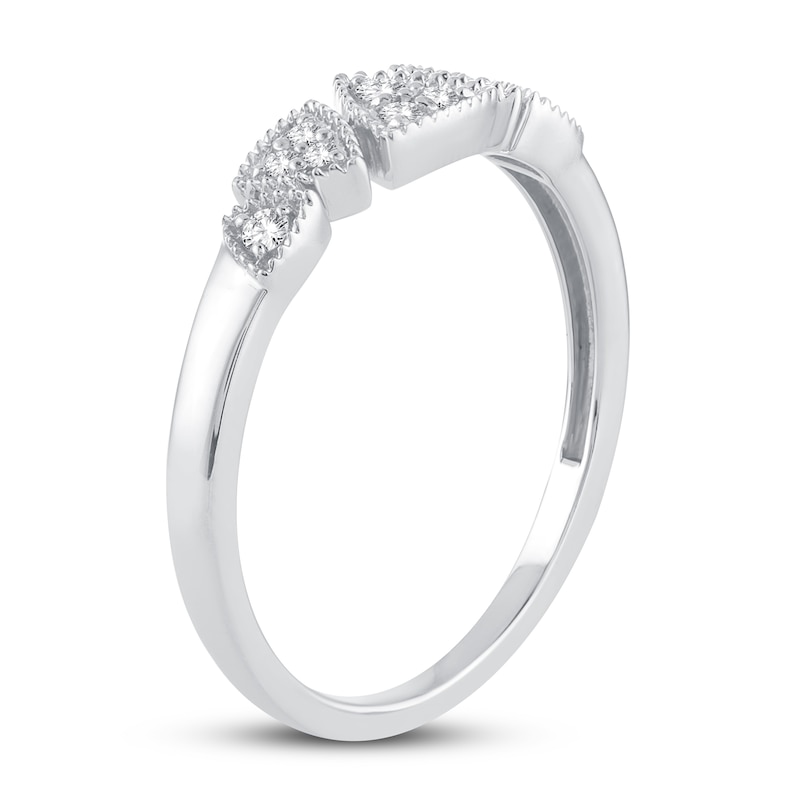 Diamond Ring 1/10 ct tw 10K White Gold