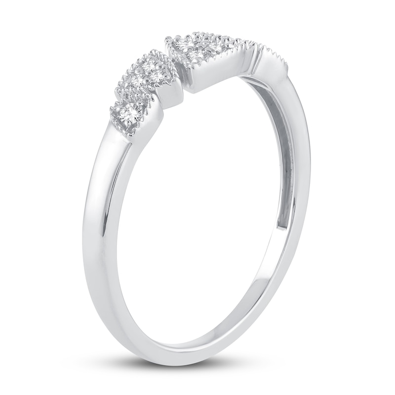 Main Image 2 of Diamond Ring 1/10 ct tw 10K White Gold