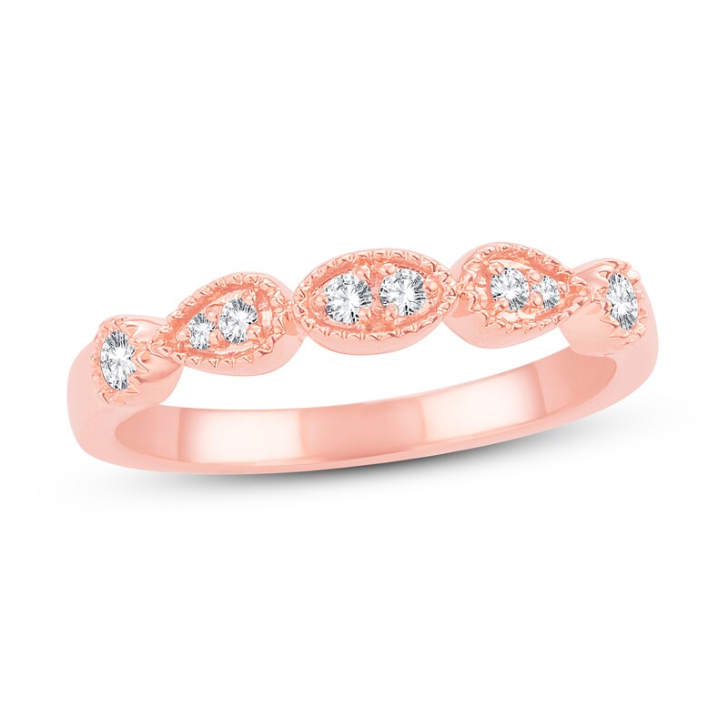 Main Image 1 of Diamond Ring 1/6 ct tw 10K Rose Gold