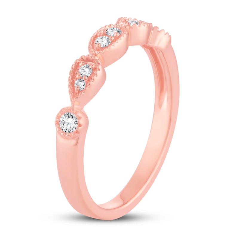 Main Image 2 of Diamond Ring 1/6 ct tw 10K Rose Gold