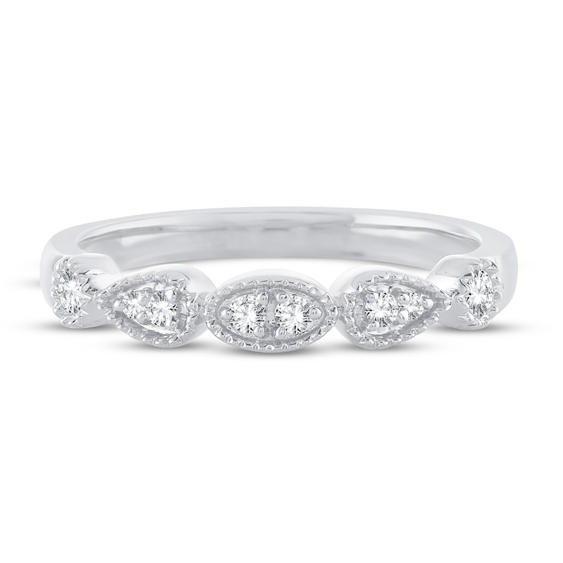 Diamond Ring 1/6 ct tw 10K White Gold