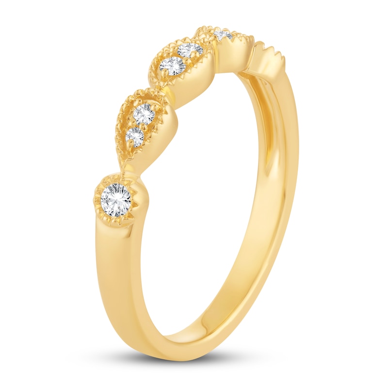 Diamond Ring 1/6 ct tw 10K Yellow Gold
