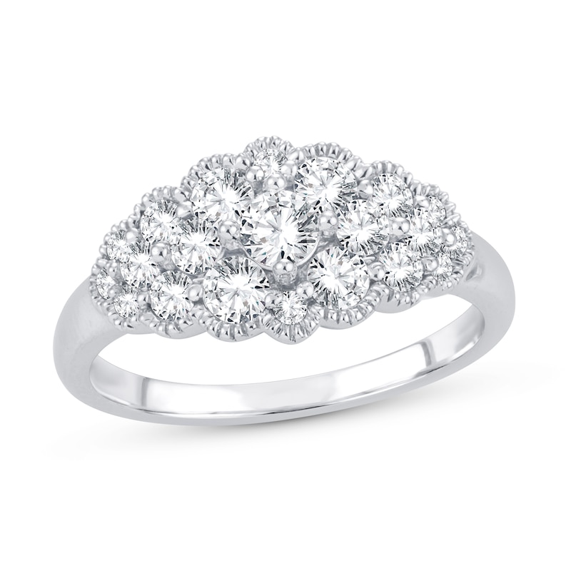 Diamond Ring 1 ct tw 14K White Gold