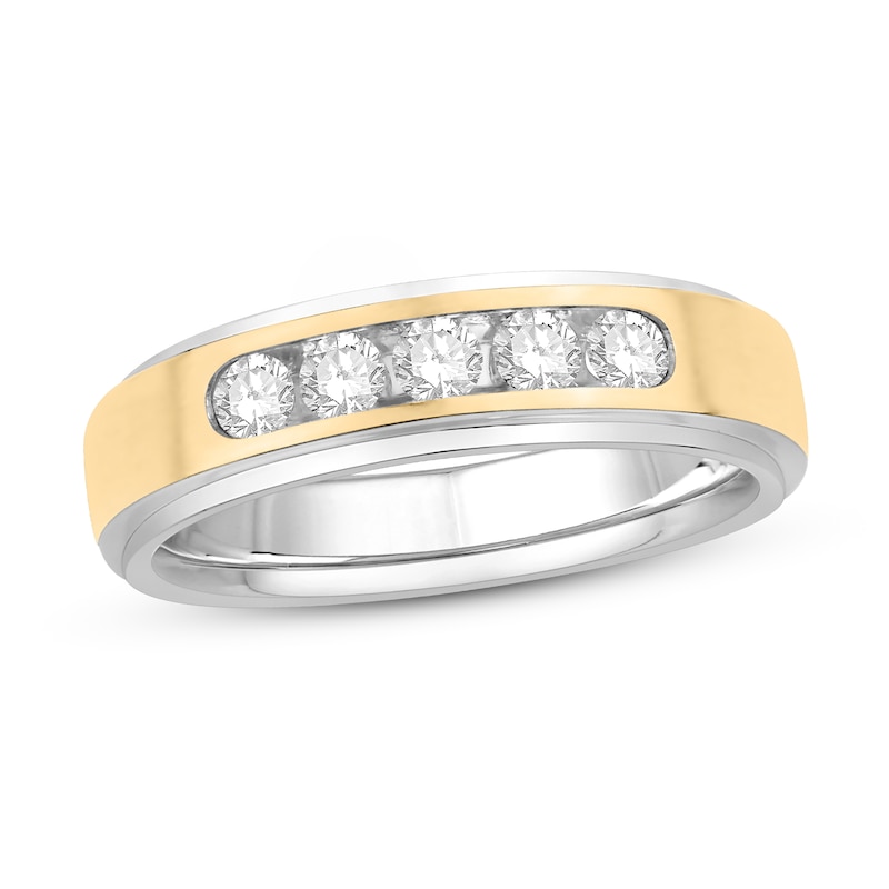 Men's Diamond Ring 1/2 ct tw 14K Two-Tone Gold