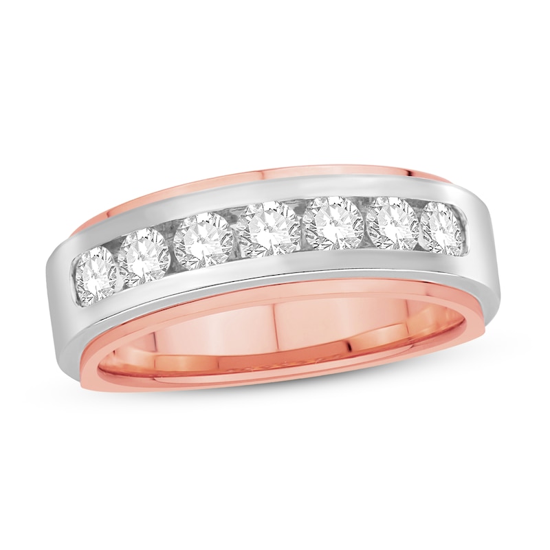 Main Image 1 of Adore Men's Diamond Ring 1/2 ct tw 14K Two-Tone Gold