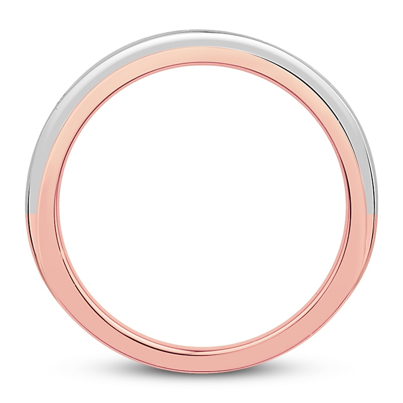 Main Image 2 of Adore Men's Diamond Ring 1/2 ct tw 14K Two-Tone Gold
