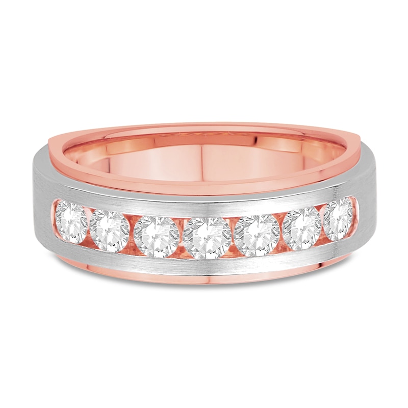 Main Image 3 of Adore Men's Diamond Ring 1/2 ct tw 14K Two-Tone Gold