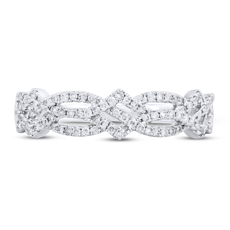 Diamond Ring 1/3 ct tw Round-cut 10K White Gold