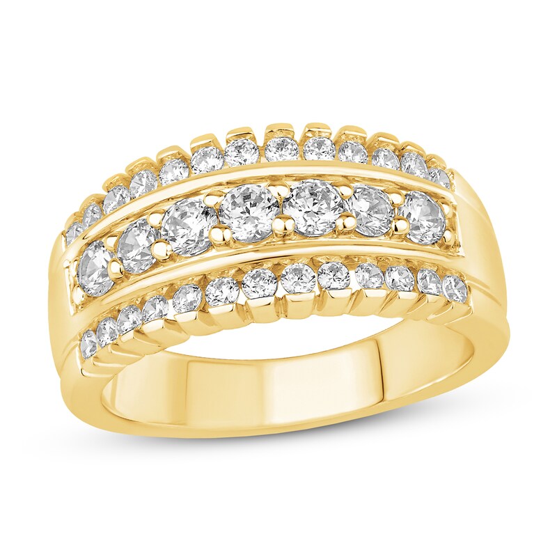 Diamond Fashion Ring 1 ct tw Round-cut 10K Yellow Gold