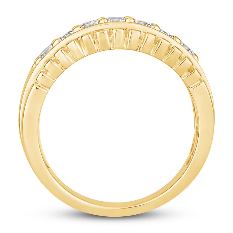 Diamond Fashion Ring 1 ct tw Round-cut 10K Yellow Gold