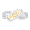Diamond Accent Mom Ring Sterling Silver & 10K Yellow Gold