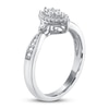 Diamond Promise Ring 1/5 ct tw Round-cut Sterling Silver