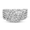 Diamond Fashion Ring 3/4 ct tw Round-cut 10K White Gold