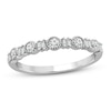 Thumbnail Image 0 of Diamond Stacking Ring 1/4 ct tw Round & Baguette 10K White Gold