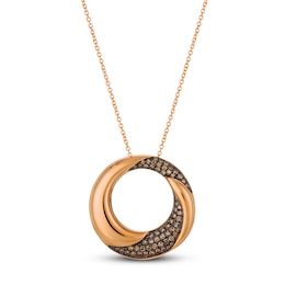 Le Vian Diamond Necklace 14K Strawberry Gold