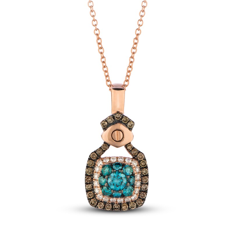 Le Vian Exotics Necklace 5/8 ct tw Diamonds 14K Strawberry Gold 18"