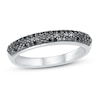 Black Diamond Ring 1/3 ct tw Sterling Silver