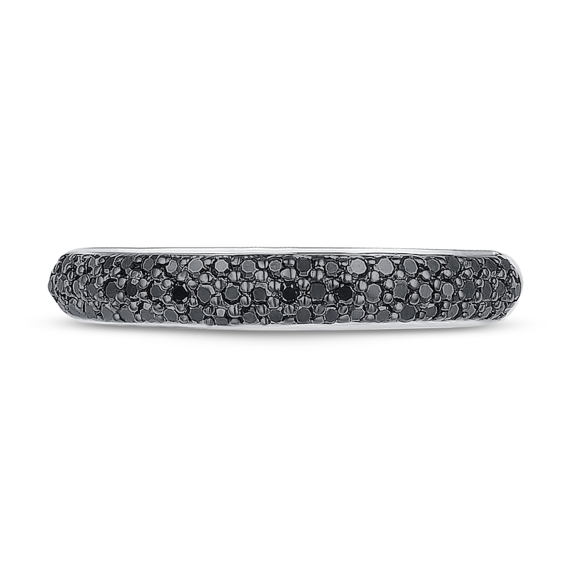 Main Image 2 of Black Diamond Ring 1/3 ct tw Sterling Silver