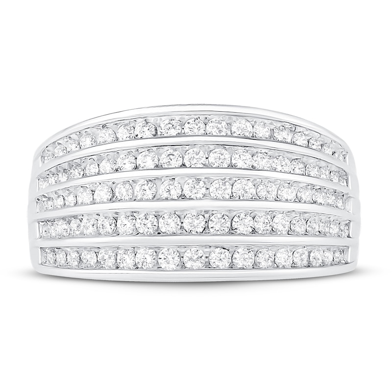 Main Image 2 of Diamond Ring 5/8 ct tw Round-cut Sterling Silver