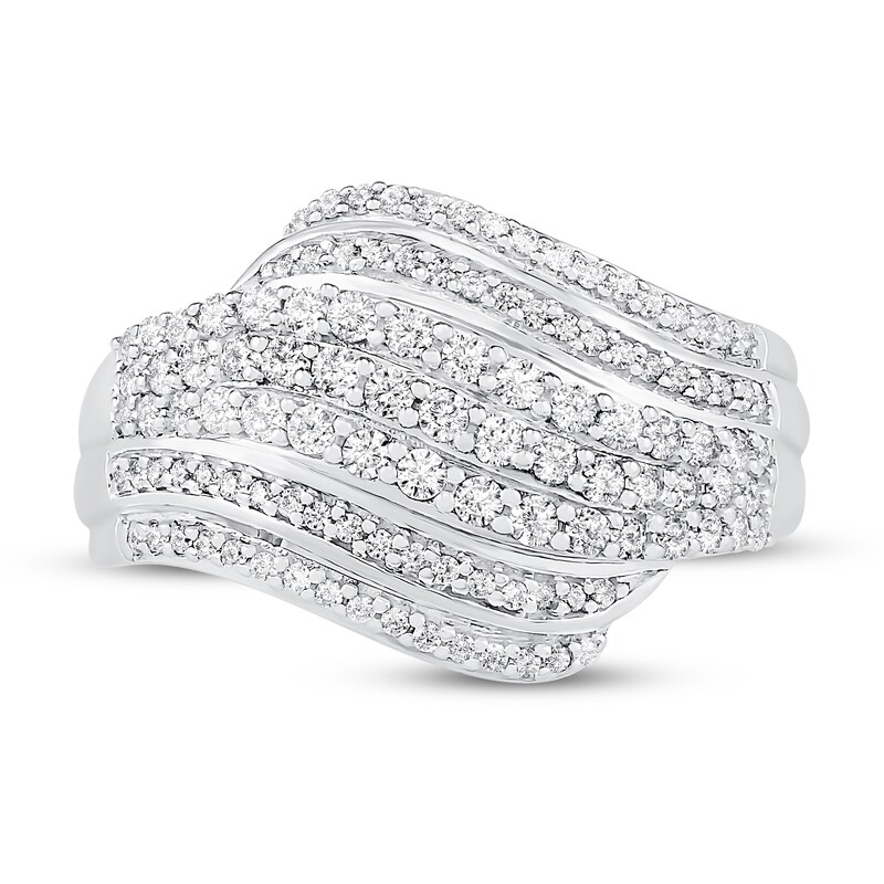 Main Image 2 of Diamond Ring 5/8 ct tw Round-cut Sterling Silver