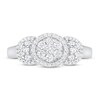 Thumbnail Image 2 of Diamond Fashion Ring 1/2 ct tw Round-cut 10K White Gold