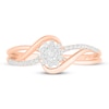 Thumbnail Image 1 of Diamond Promise Ring 1/6 ct tw Round-cut 10K Rose Gold