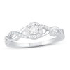 Thumbnail Image 0 of Diamond Promise Ring 1/4 ct tw Round-cut Sterling Silver