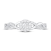 Thumbnail Image 1 of Diamond Promise Ring 1/4 ct tw Round-cut Sterling Silver