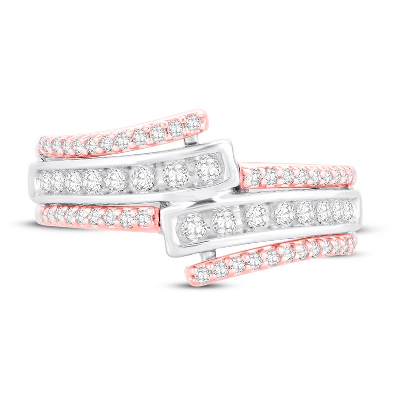 Diamond Fashion Ring 1/2 ct tw 10K Two-Tone Gold