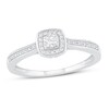 Diamond Promise Ring 1/5 ct tw 10K White Gold