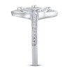 Thumbnail Image 2 of Diamond Ring 1/4 ct tw Round-cut Sterling Silver