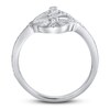 Thumbnail Image 3 of Diamond Ring 1/4 ct tw Round-cut Sterling Silver