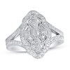 Thumbnail Image 0 of Diamond Ring 1/2 ct tw Round-cut Sterling Silver - Size 7