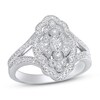 Thumbnail Image 4 of Diamond Ring 1/2 ct tw Round-cut Sterling Silver - Size 7