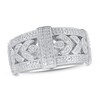 Thumbnail Image 1 of Diamond Ring 1/4 ct tw Round-cut Sterling Silver