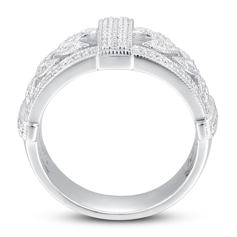 Main Image 3 of Diamond Ring 1/4 ct tw Round-cut Sterling Silver