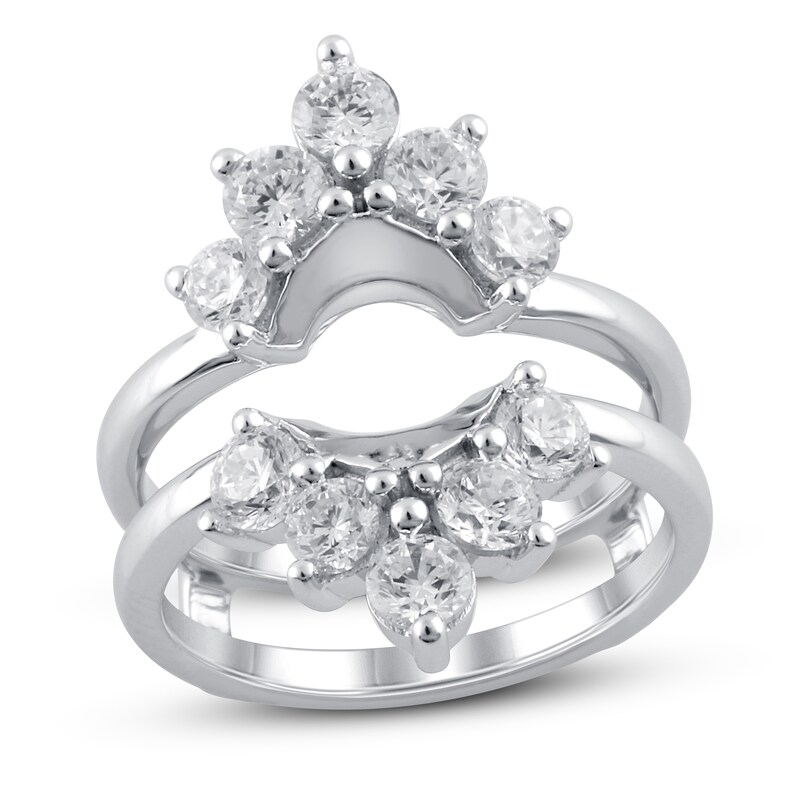 Diamond Enhancer Band 1-1/2 ct tw Round-cut 14K White Gold