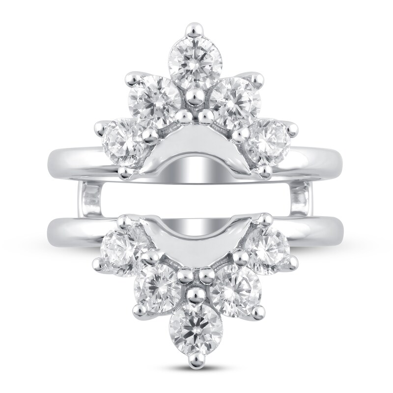 Diamond Enhancer Band 1-1/2 ct tw Round-cut 14K White Gold