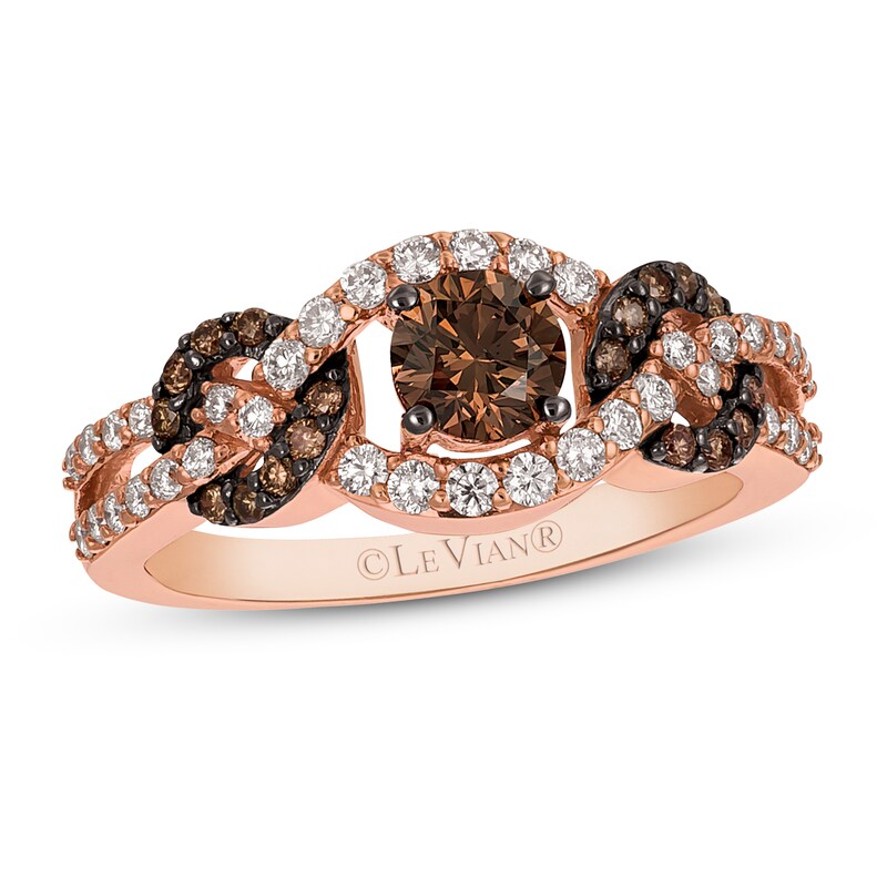 Le Vian Diamond Ring 7/8 ct tw 14K Strawberry Gold