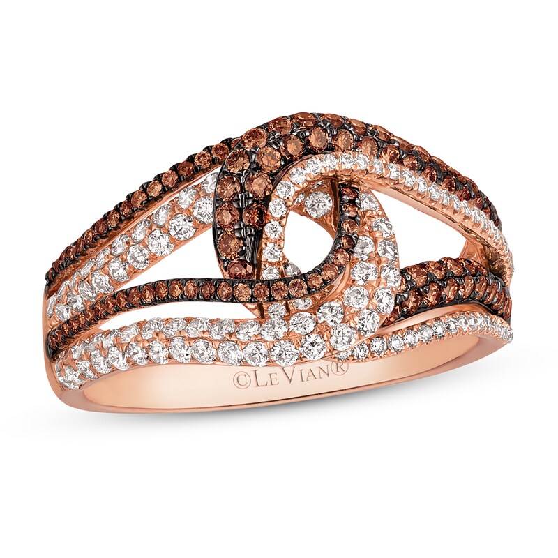 Le Vian Diamond Ring 7/8 ct tw 14K Strawberry Gold