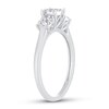 Thumbnail Image 2 of Diamond Fashion Ring 1/2 ct tw Round-cut 10K White Gold