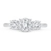 Thumbnail Image 3 of Diamond Fashion Ring 1/2 ct tw Round-cut 10K White Gold