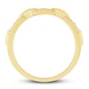 Thumbnail Image 2 of Diamond Stacking Ring 1/8 ct tw Round-cut 10K Yellow Gold