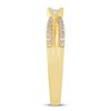 Diamond Stacking Ring 1/6 ct tw Round & Baguette 10K Yellow Gold