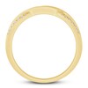 Diamond Stacking Ring 1/6 ct tw Round & Baguette 10K Yellow Gold