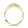 Thumbnail Image 2 of Men's Diamond Ring 1/4 ct tw Round-cut 10K Yellow Gold