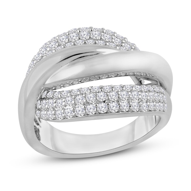 Diamond Ring 1 ct tw Round-cut Sterling Silver