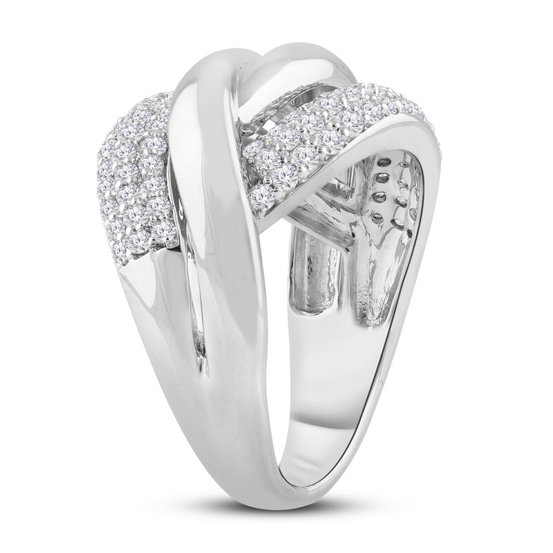 Diamond Ring 1 ct tw Round-cut Sterling Silver