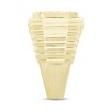 Men's Diamond Octagon Ring 1/4 ct tw Round-Cut 10K Yellow Gold